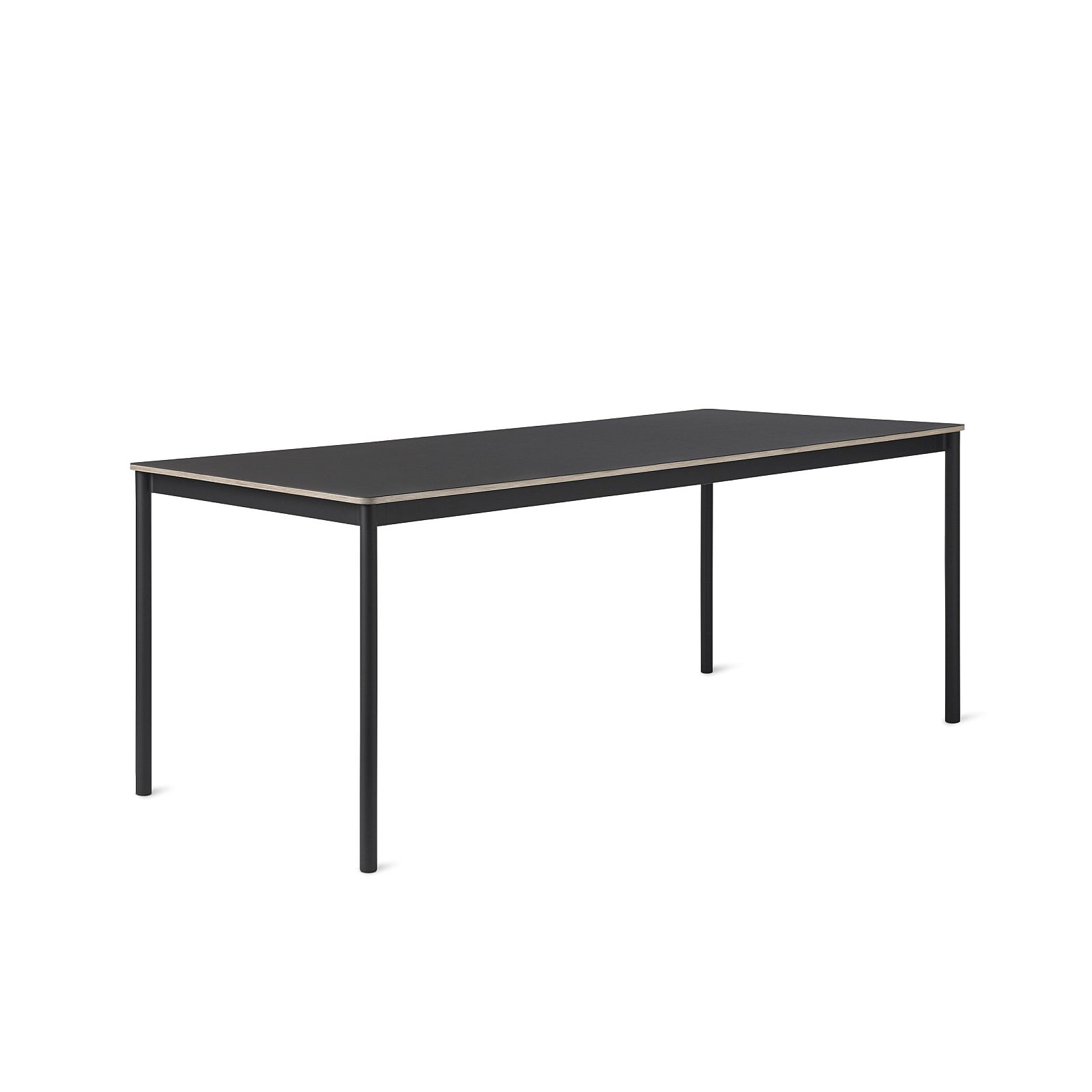Base table black plywood black 150