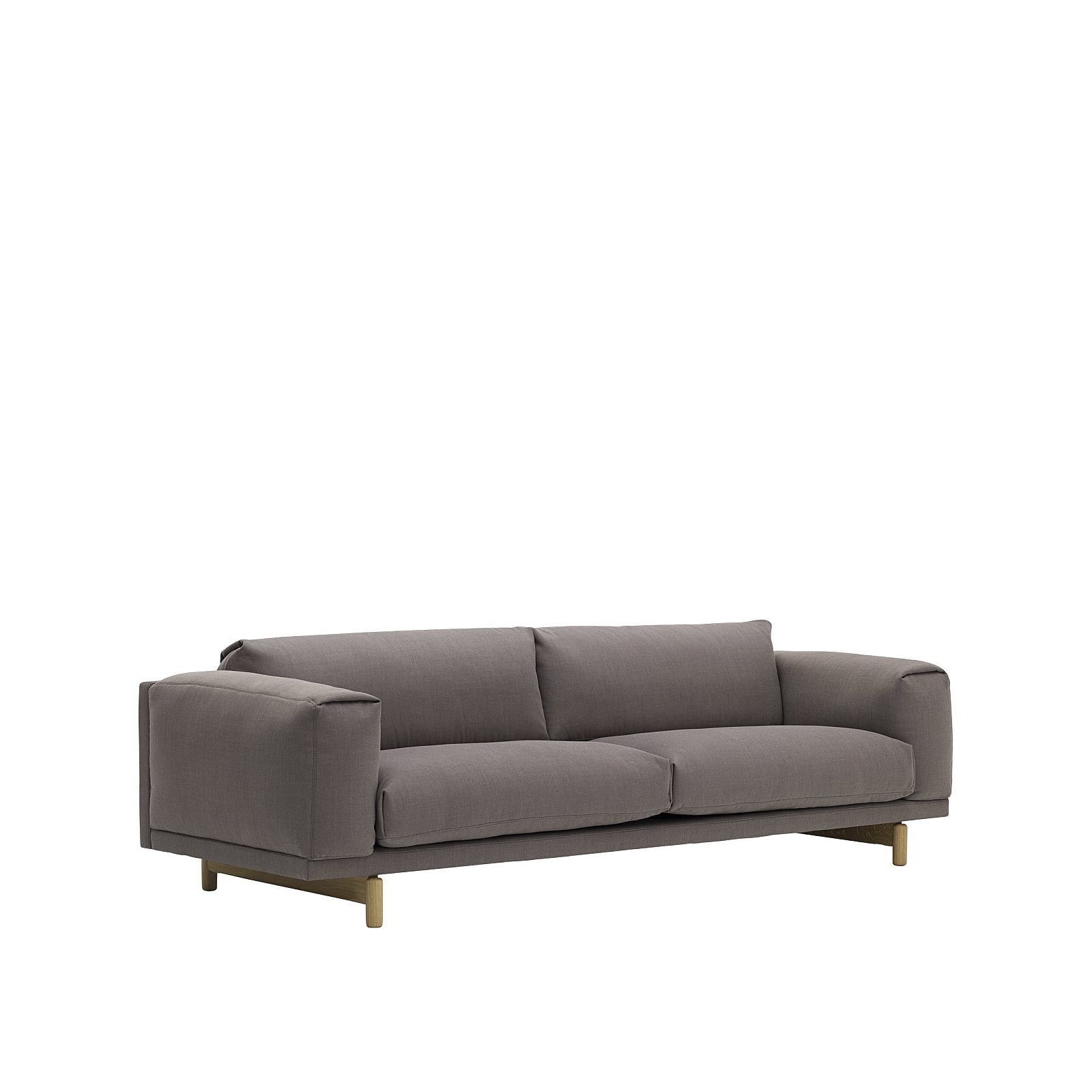 Rest 3 seater Rime 641 front 45 angle Muuto 150 1